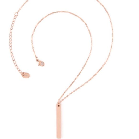 Plunder Jewelry Find Her Rose Gold Necklace New - Picture 2 of 6